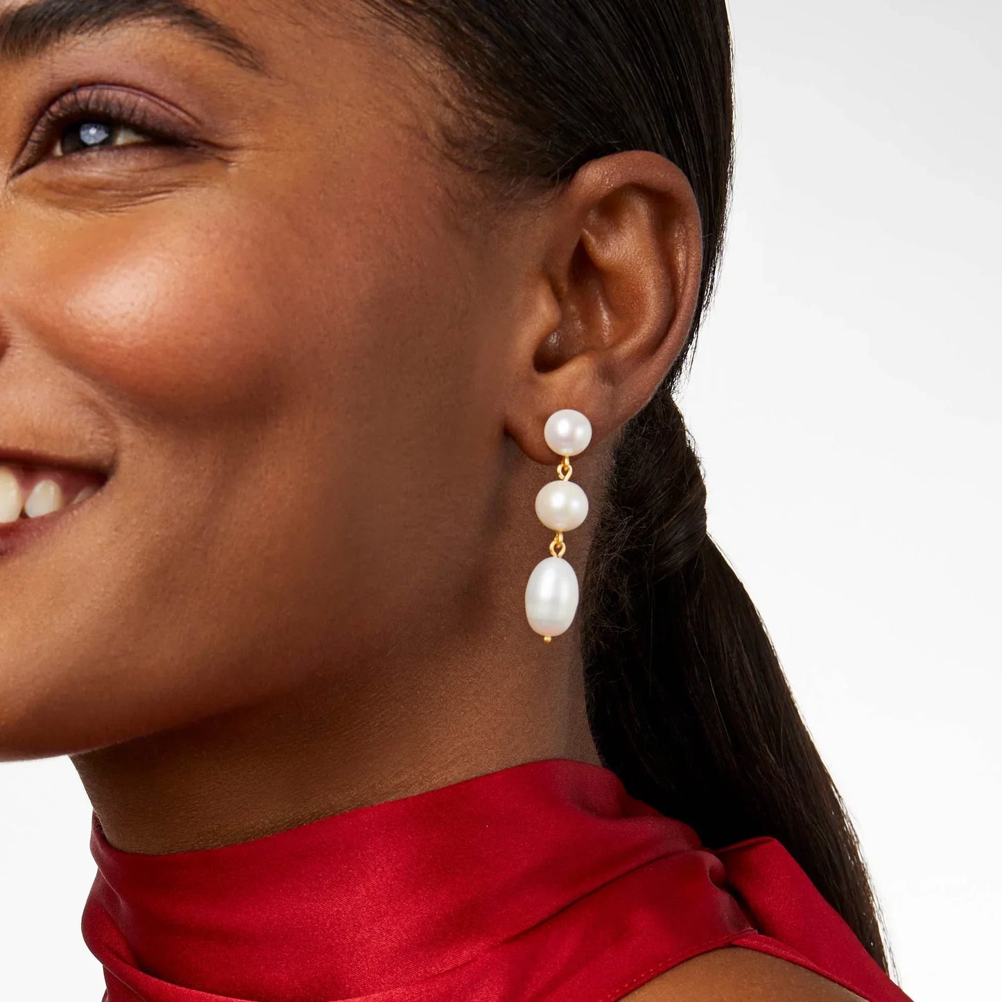 JV Astor Pearl Tier Earrings