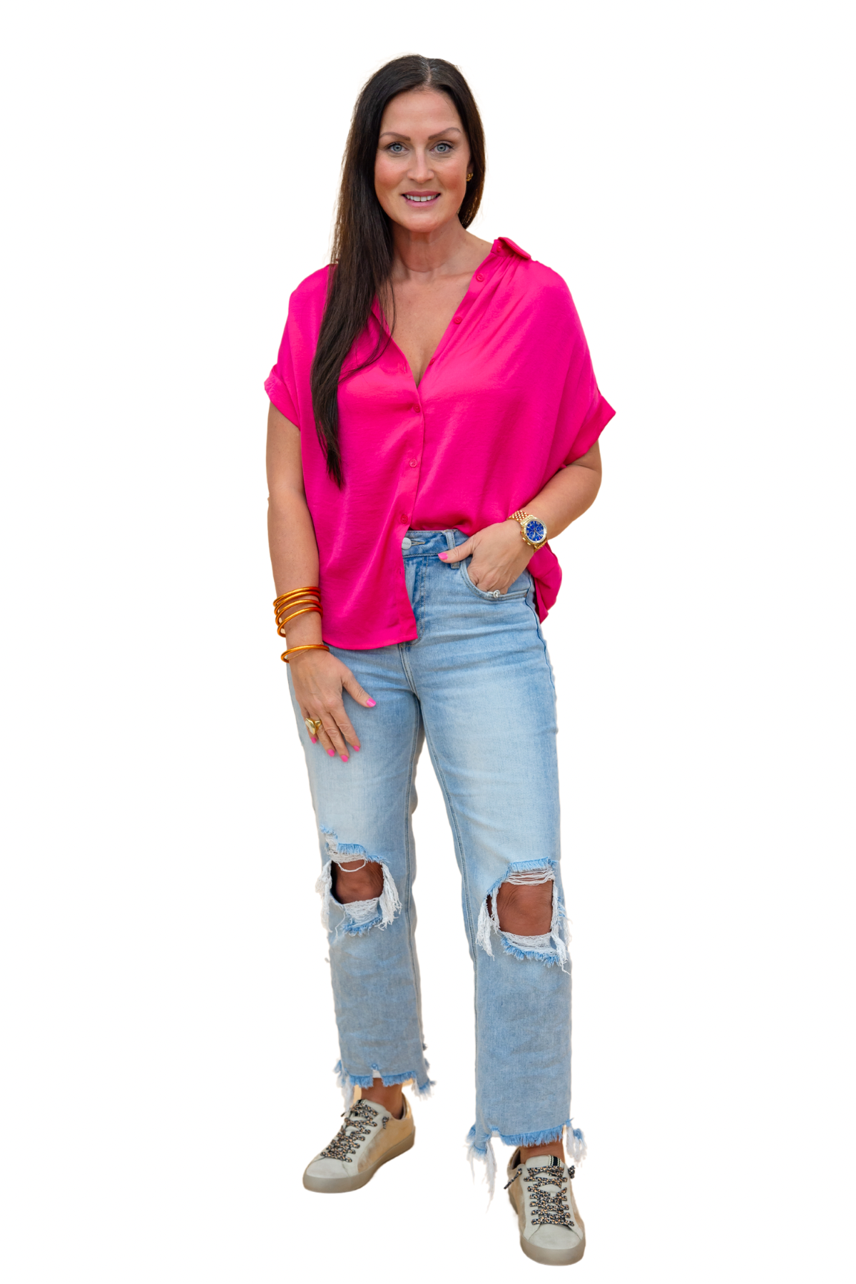 The Button Cherry Top - LOTS of Colors/As