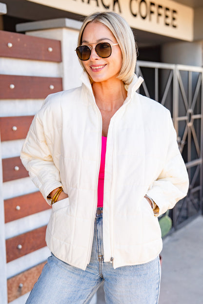 The Buckley Quilted Puffer in 2 Colors/AS