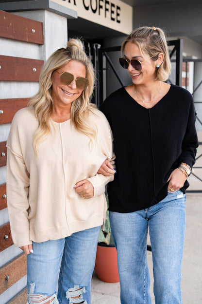 The Kyle Sweater Top in 2 Colors/AS