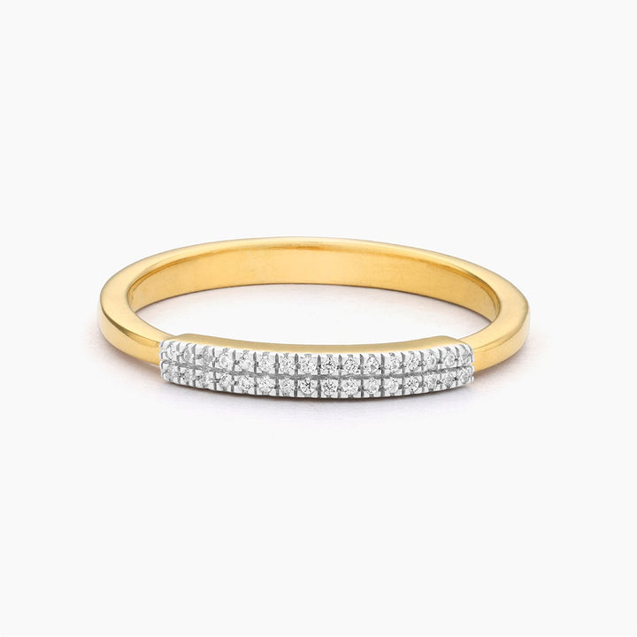ES Bar None Band Stackable Ring
