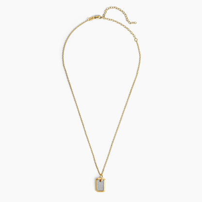 ES Brick by Brick Pendant Necklace