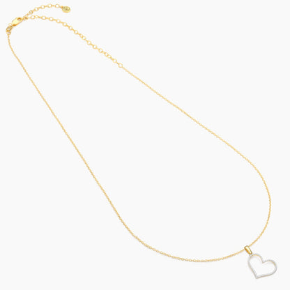 ES Genuine Heart Pendant Necklace