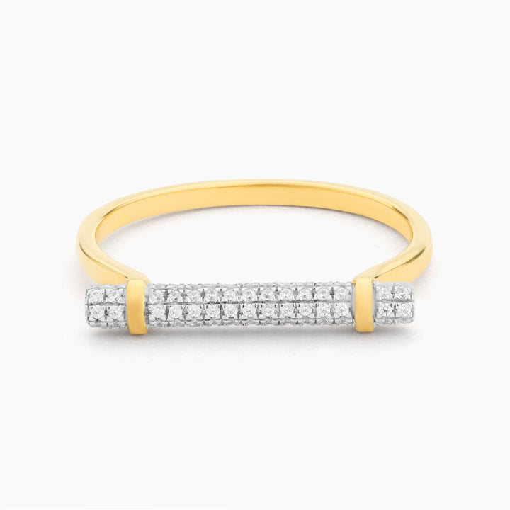 ES Diamond Log Statement Ring