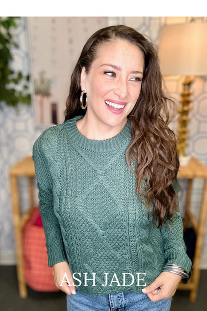 The STEAL Cole Cable Sweater in 7 Colors