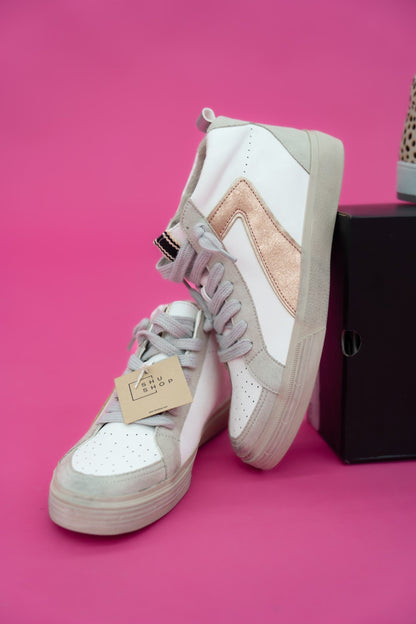 The Sandy Rose Gold Sneaks