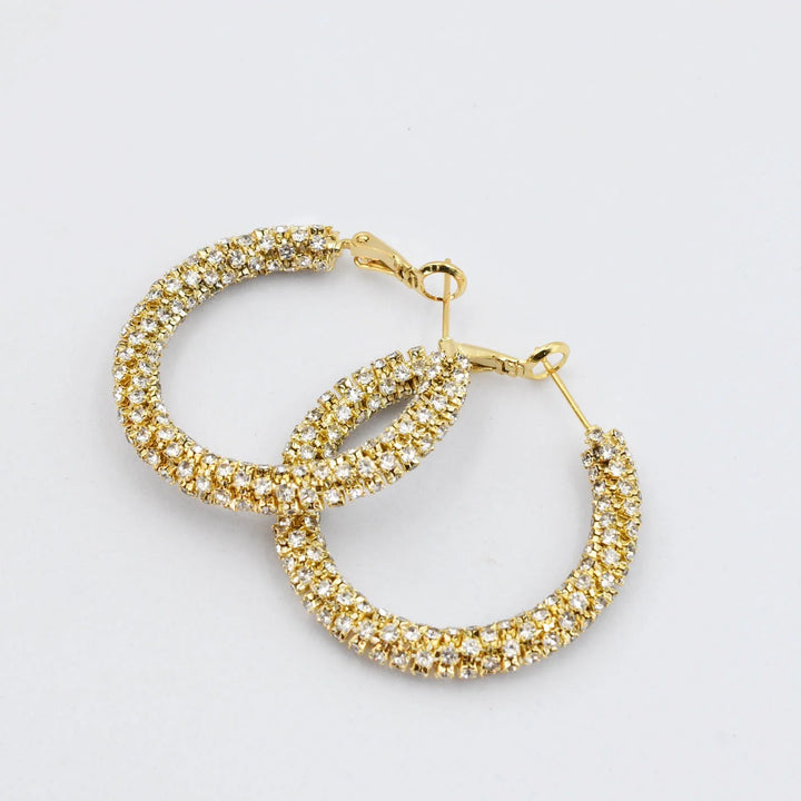 The STEAL Chic Crystal Hoops