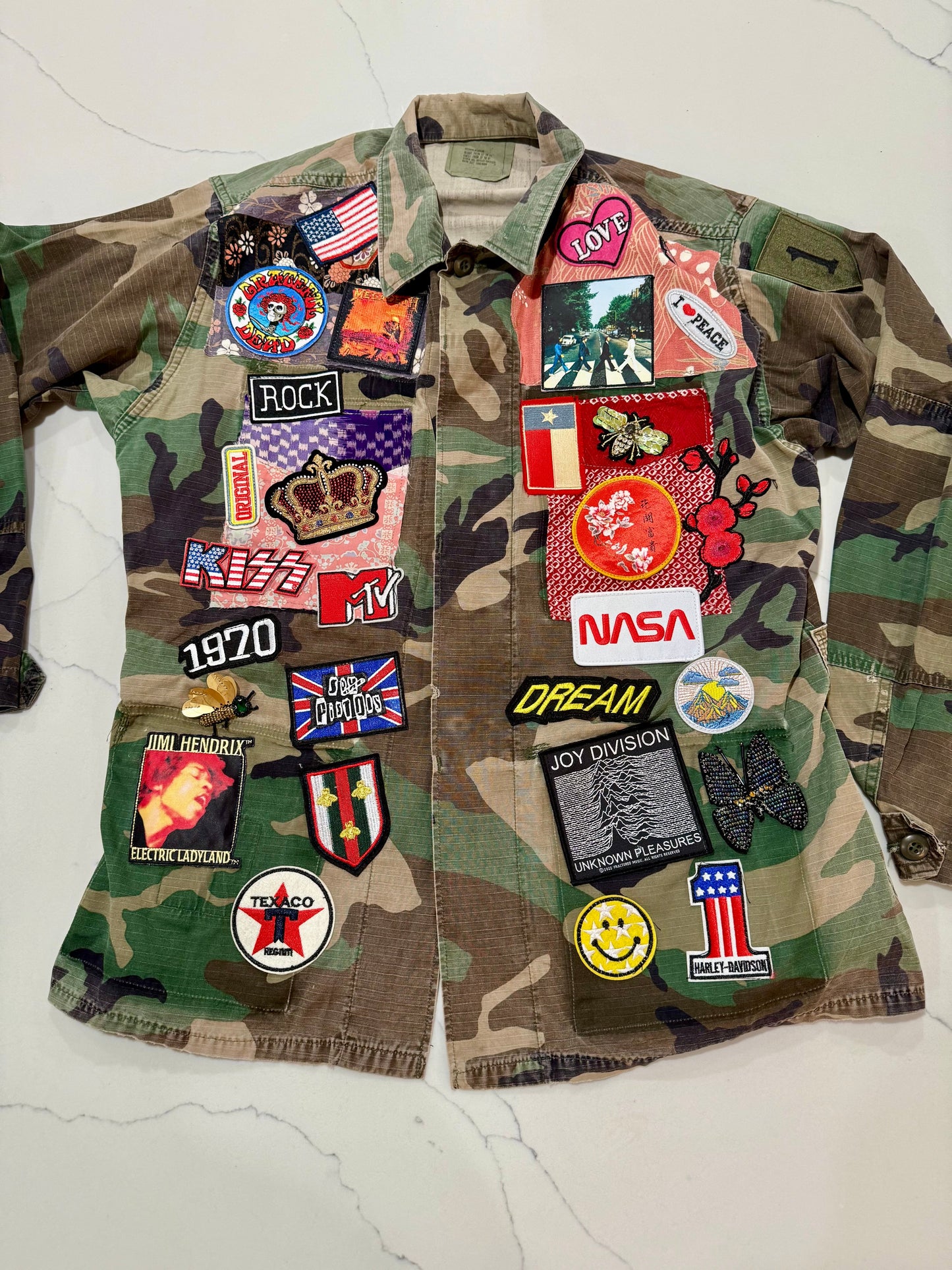 One of a Kind Vintage Camo Jackets