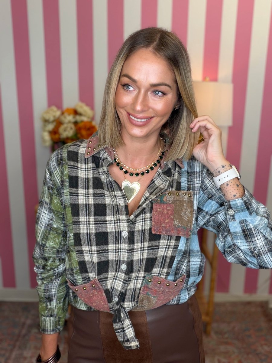 The Vintage Brass Plaid