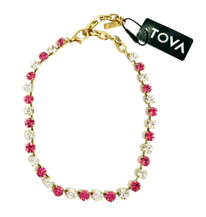 TOVA X PDA Oakland Necklace in Pink