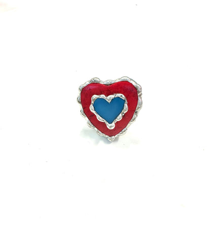 The Bold Heart Ring- 2 Colors