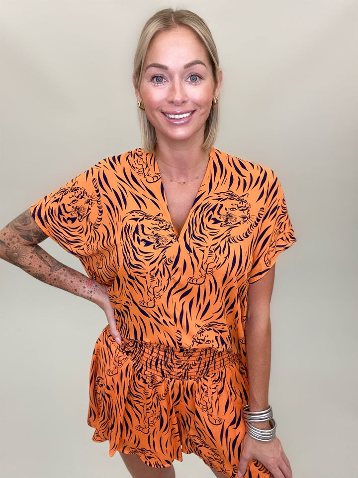 The Auburn Tiger V Top - AS