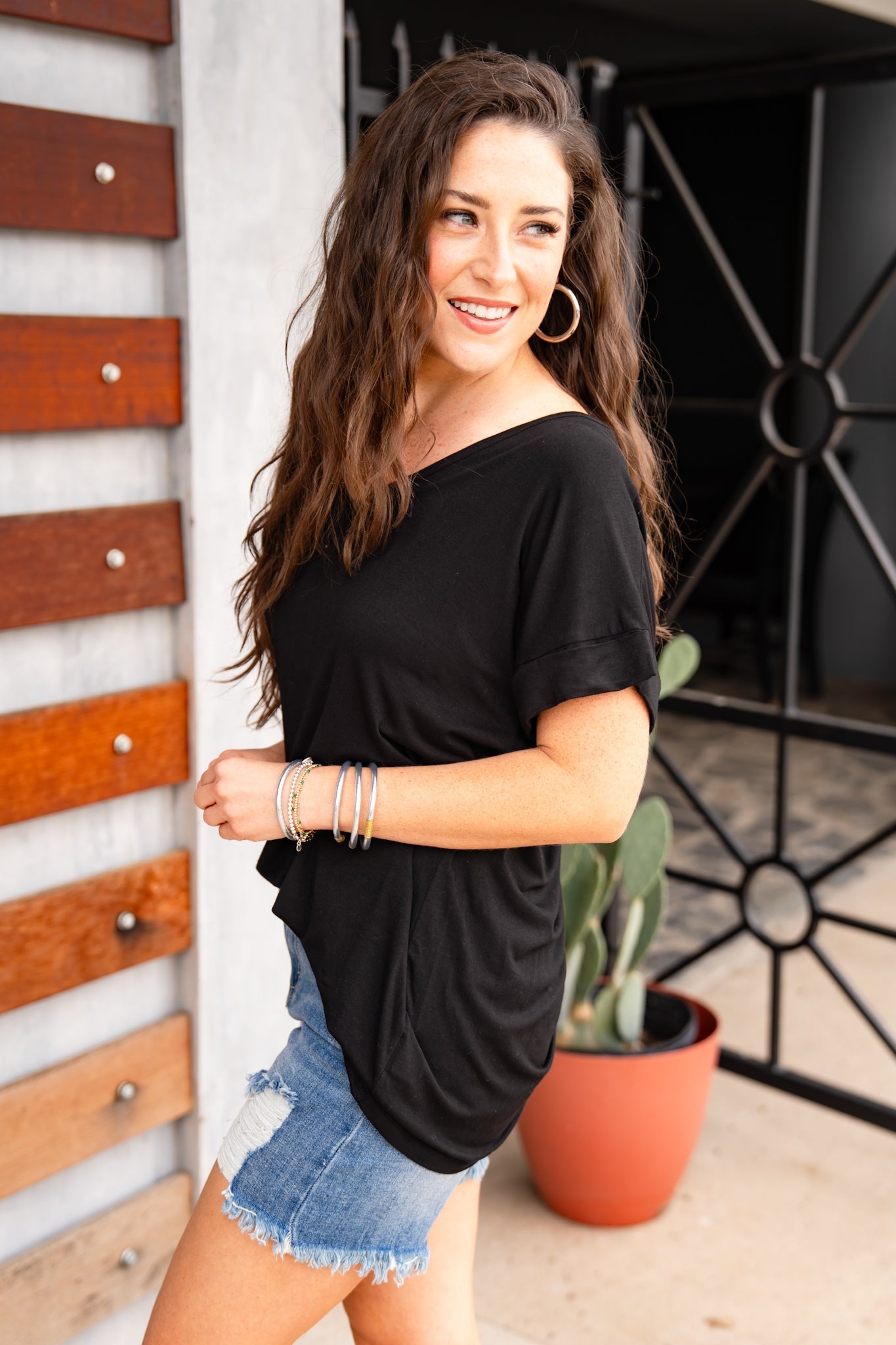 The Buckley Patty Cuff Tee - 6 Colors/AS