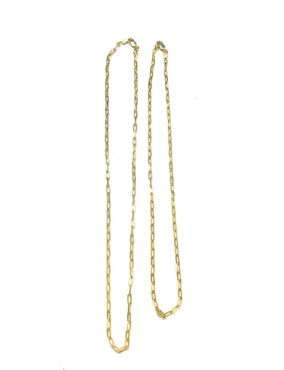 The Sterling Plated Paperclip Necklace
