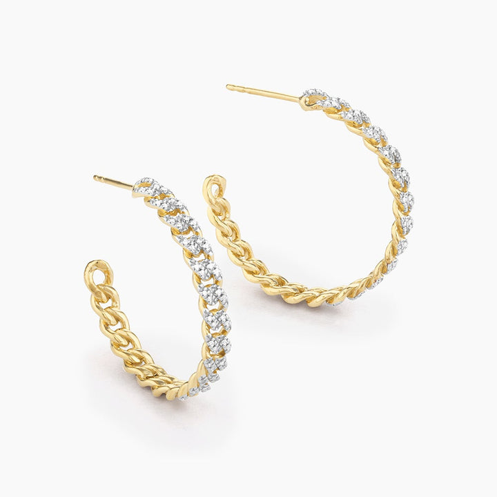 ES Close Knit Hoop Earrings