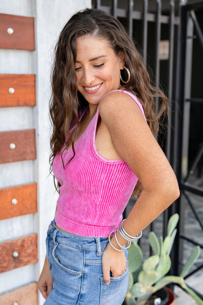 The STEAL Ribbed Tank-15 Colors