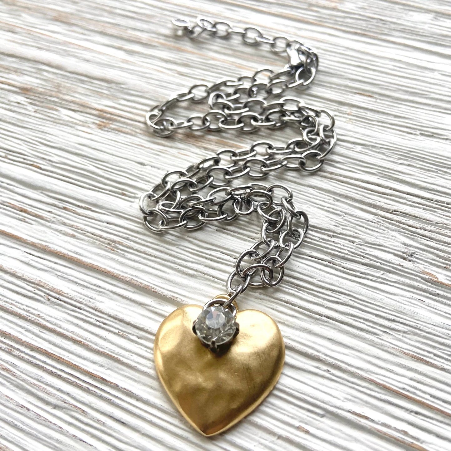 The Hammered Heart Necklace