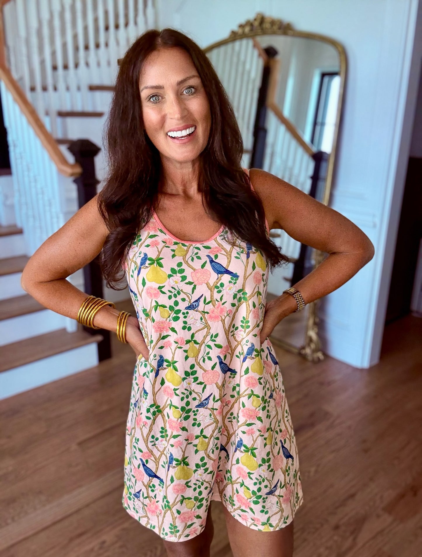 The Buckley Kathy Gown in Pear Chinoiserie