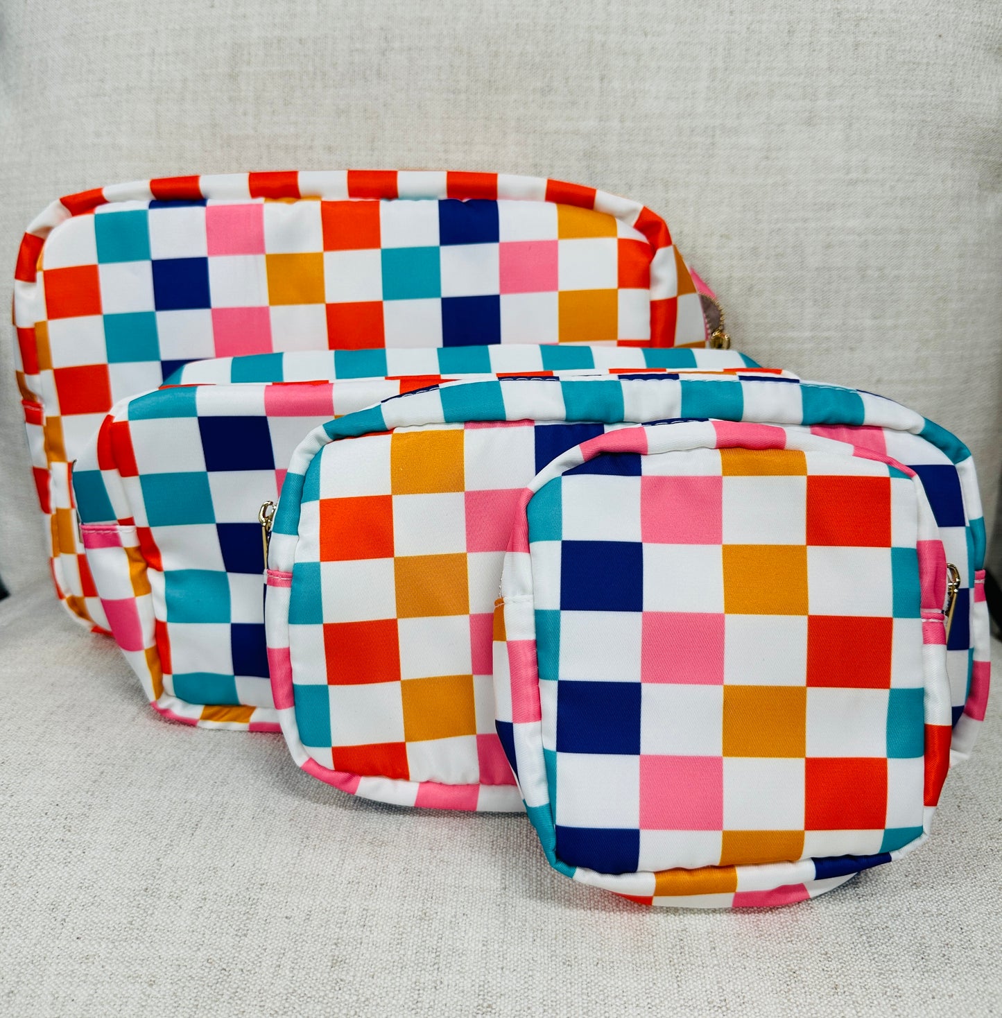 PF Doorbuster-Buckley Bag Set in Multi Check