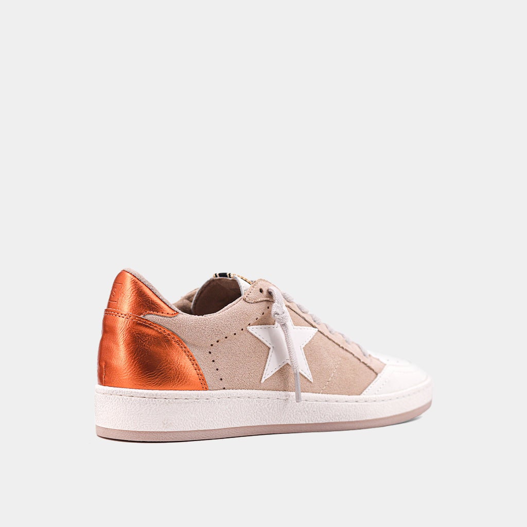 The Beige Suede Paz Sneaks