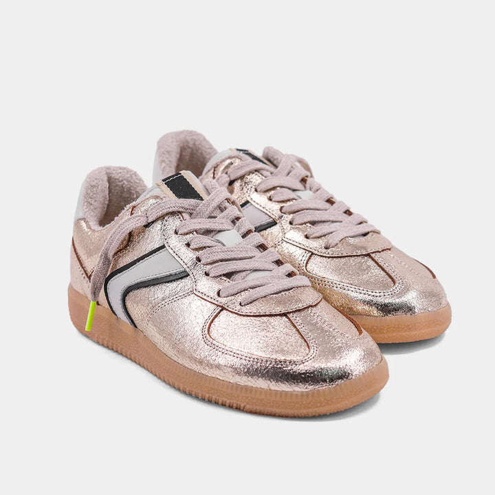 The Gold Sylvia Sneakers