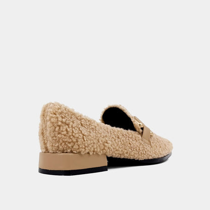 The Beige Therese Loafers