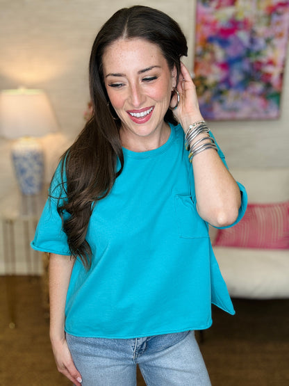 The Bayleigh Pocket Tee-5 Colors