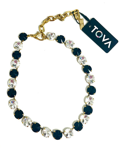 TOVA X PDA Sofia Necklace in Jet