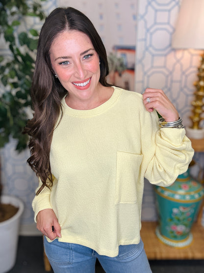 The Honey Knit Pocket Pullover- 4 Colors
