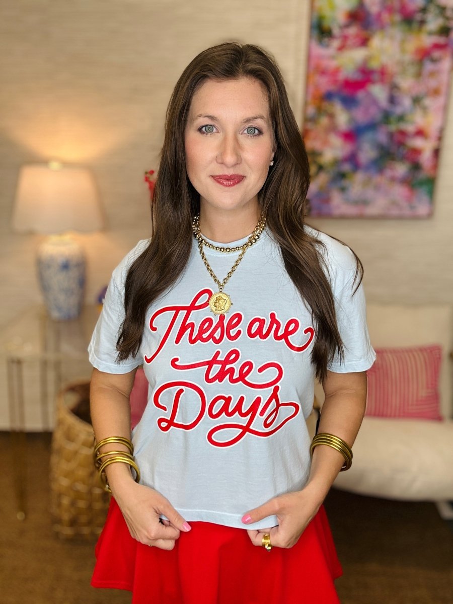 Ballpark Days Baseball Crop Tee