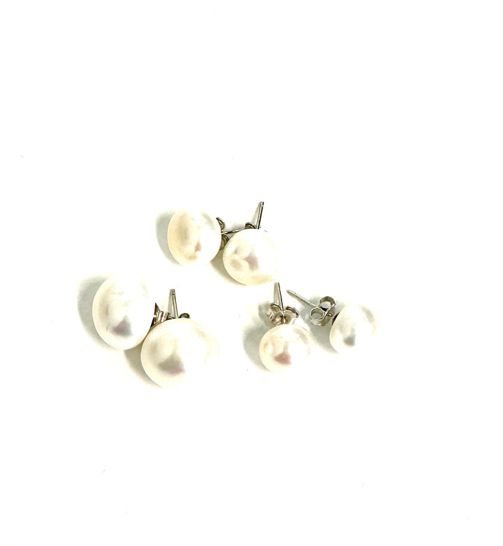Freshwater Pearls on Sterling-3 Sizes