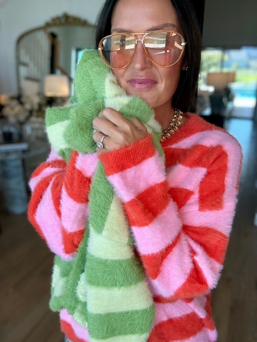The Fuzzy Fiona Sweater-2 Colors