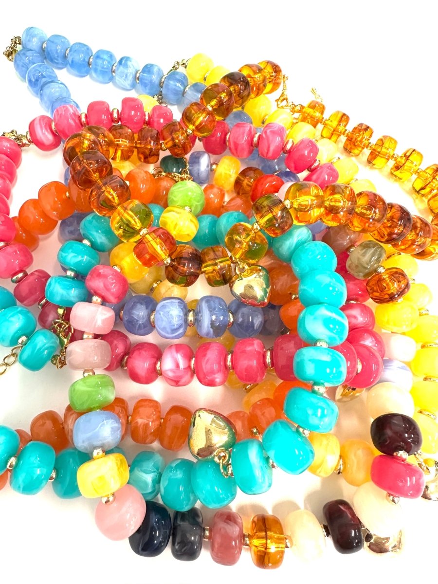 The Steal Candy Heart Necklace-21 Colors