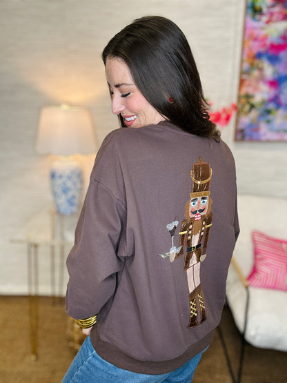 QOS Martini Nutcracker Sweatshirt