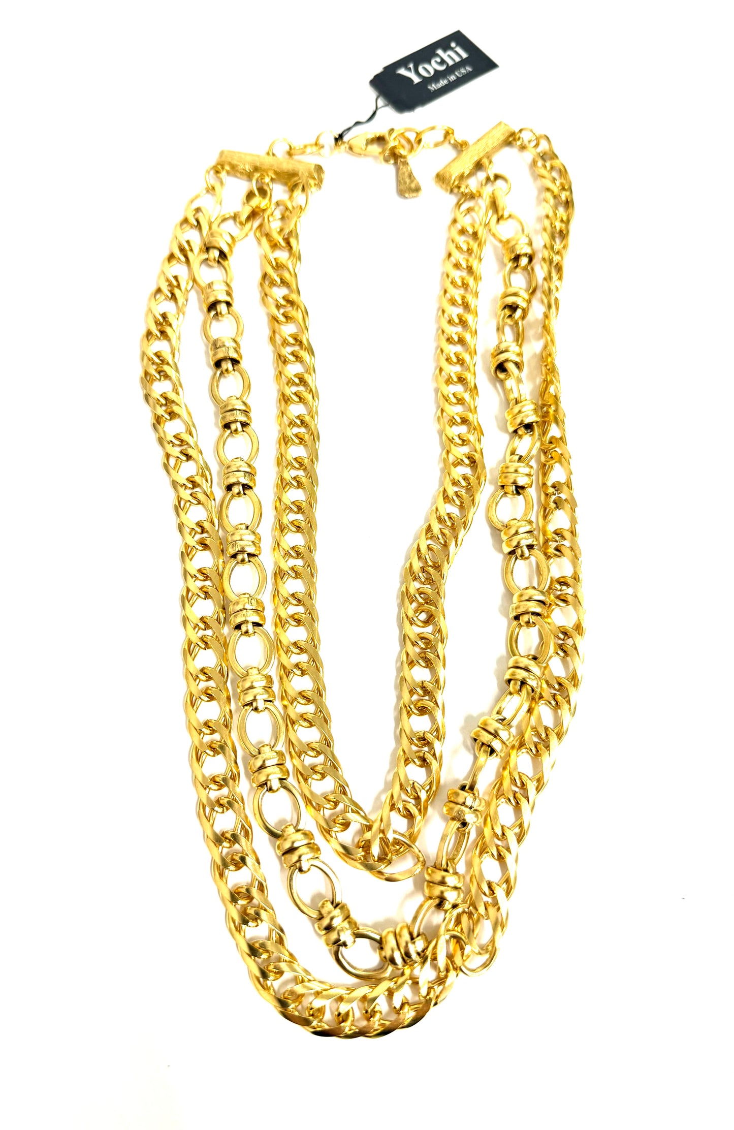 Yochi Trio Chain Necklace
