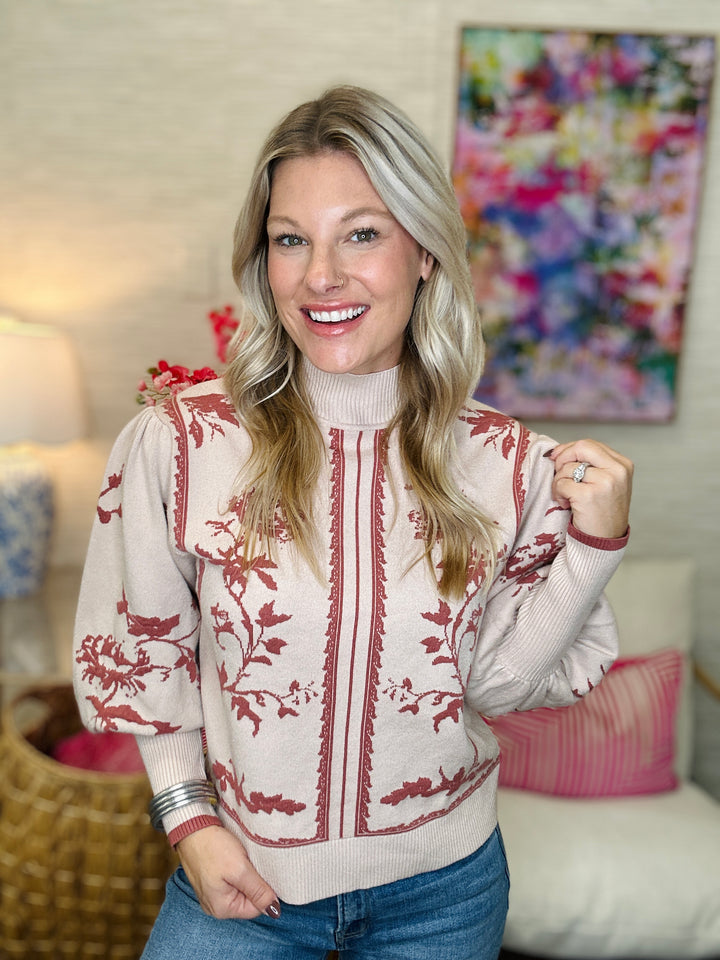 The Robyns Sweater in Mauve