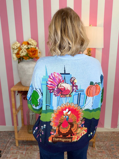 QOS Multi Thanksgiving Parade Sweater