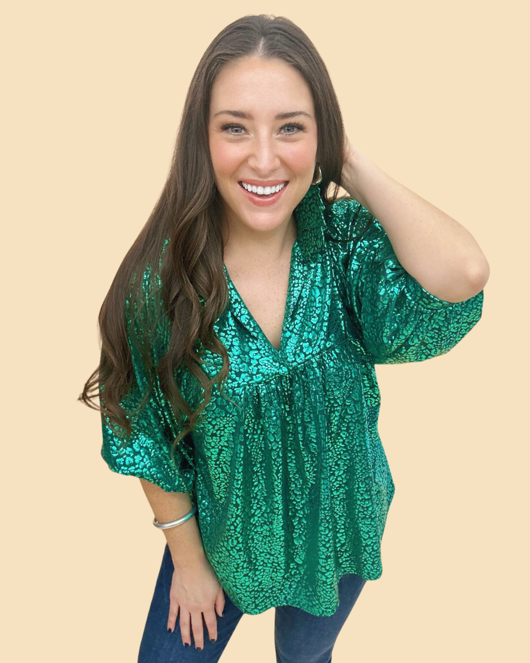 The Jade Cat Morgan Top - AS