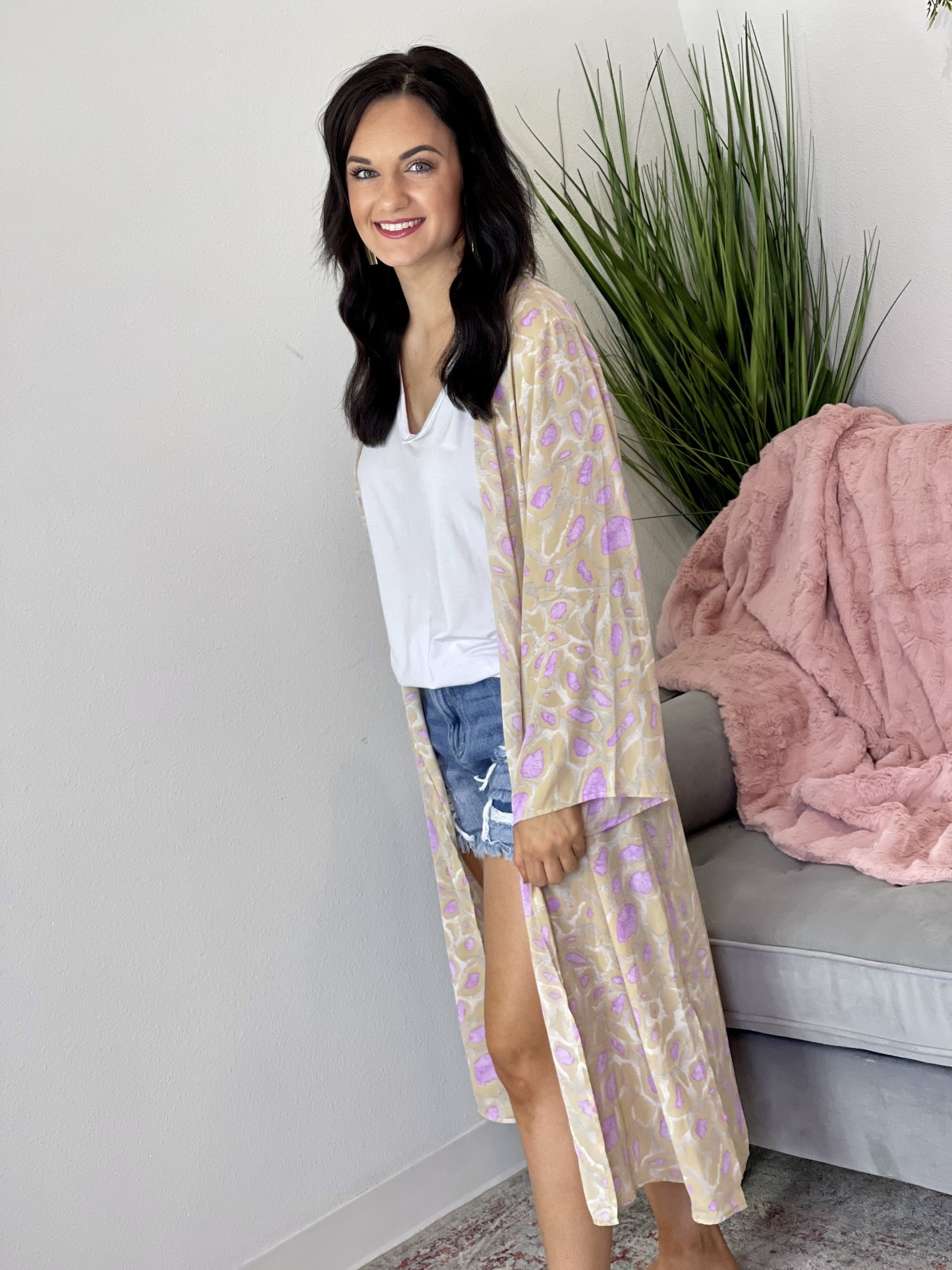 The Purple Passion Short Duster