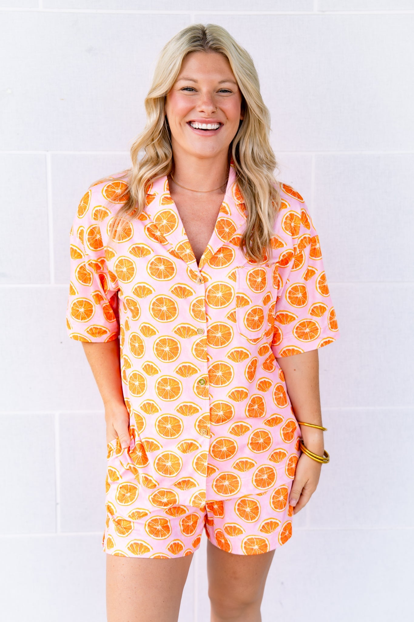 The Buckley Jennifer Set in Pink Citrus