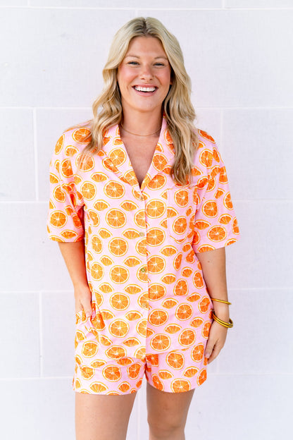 The Buckley Jennifer Set in Pink Citrus