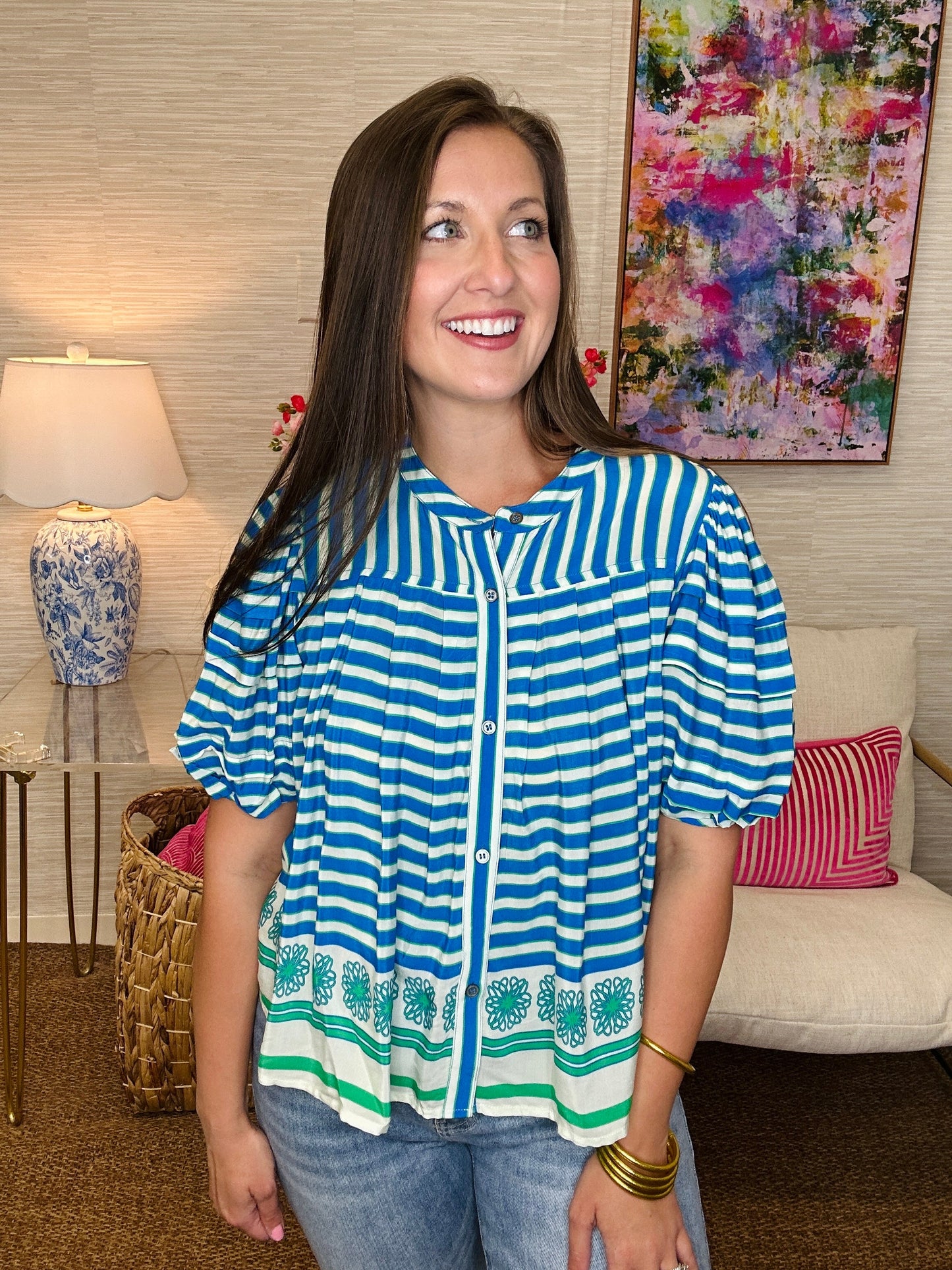 The Adalyn Stripe Top