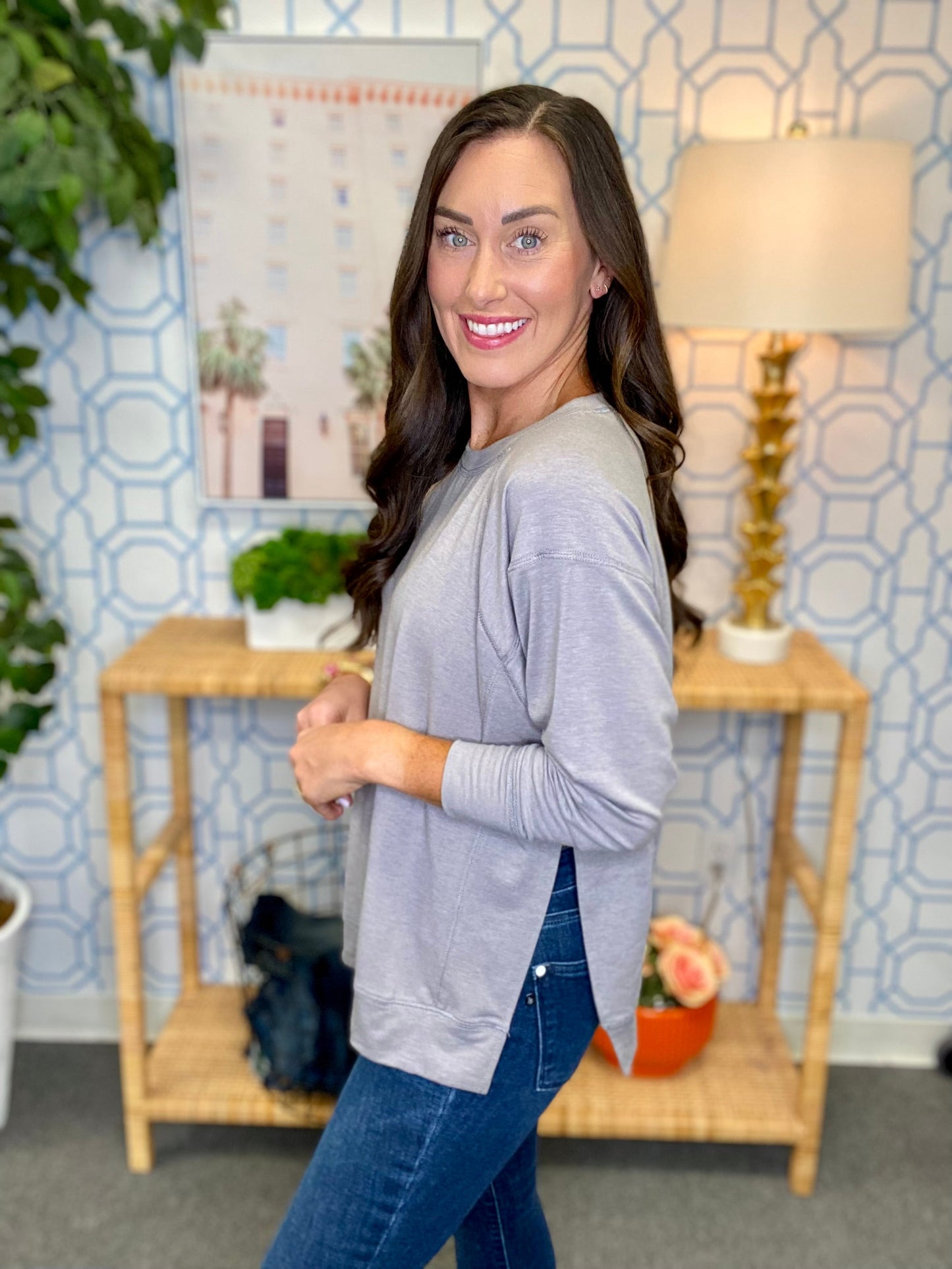The Grey Gregory Top