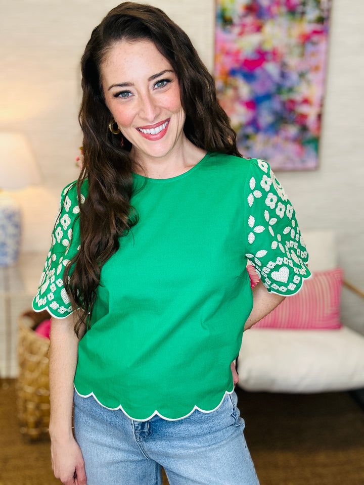 The Ricki Top in Green