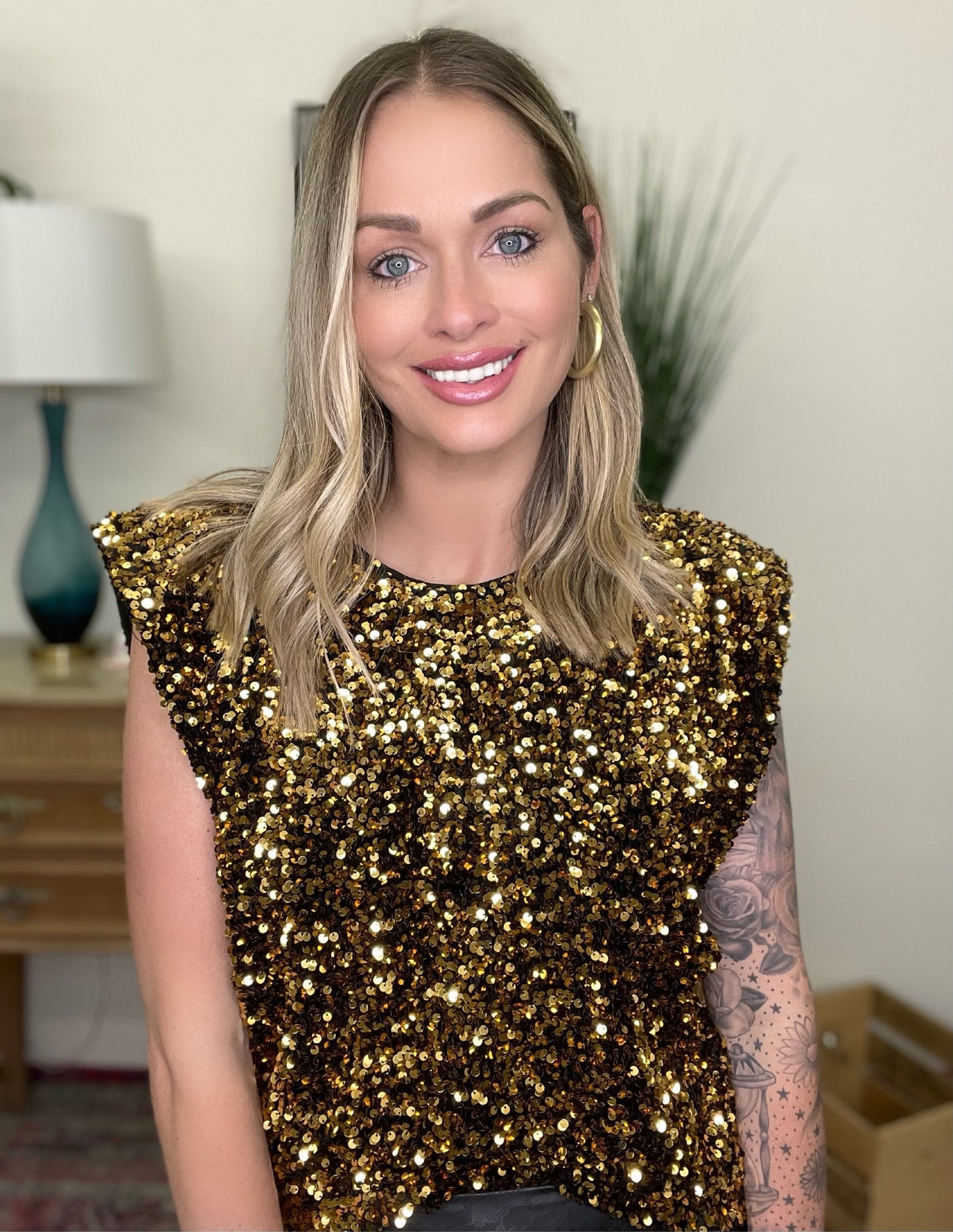 The Lucy Gold Top
