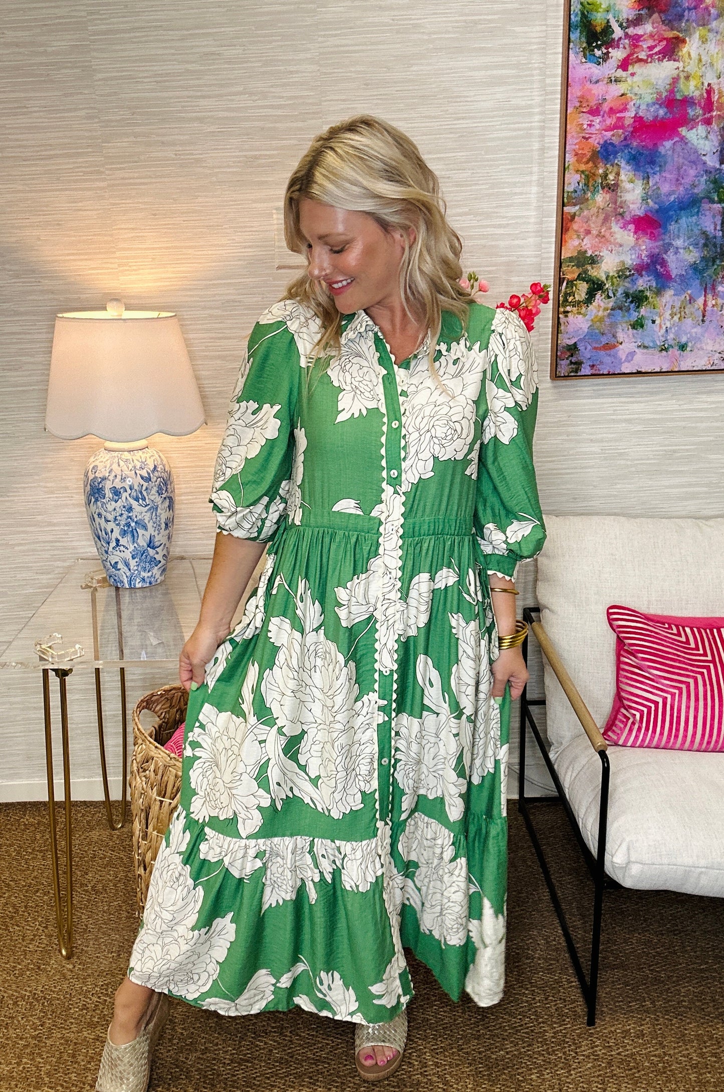 The Miller Maxi in Green