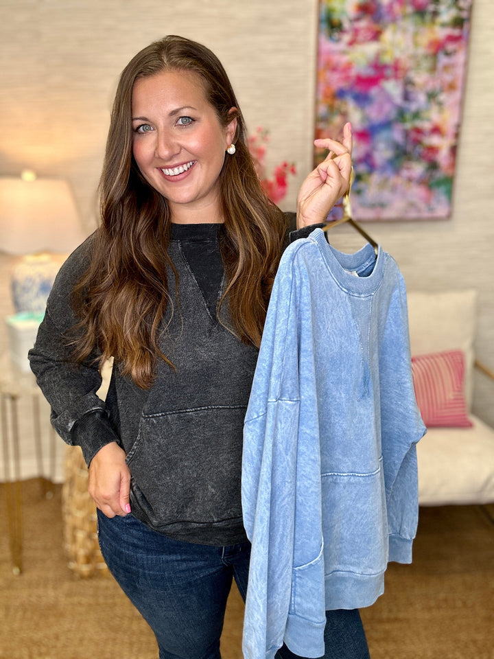 The Becky Pullover in 2 Colors