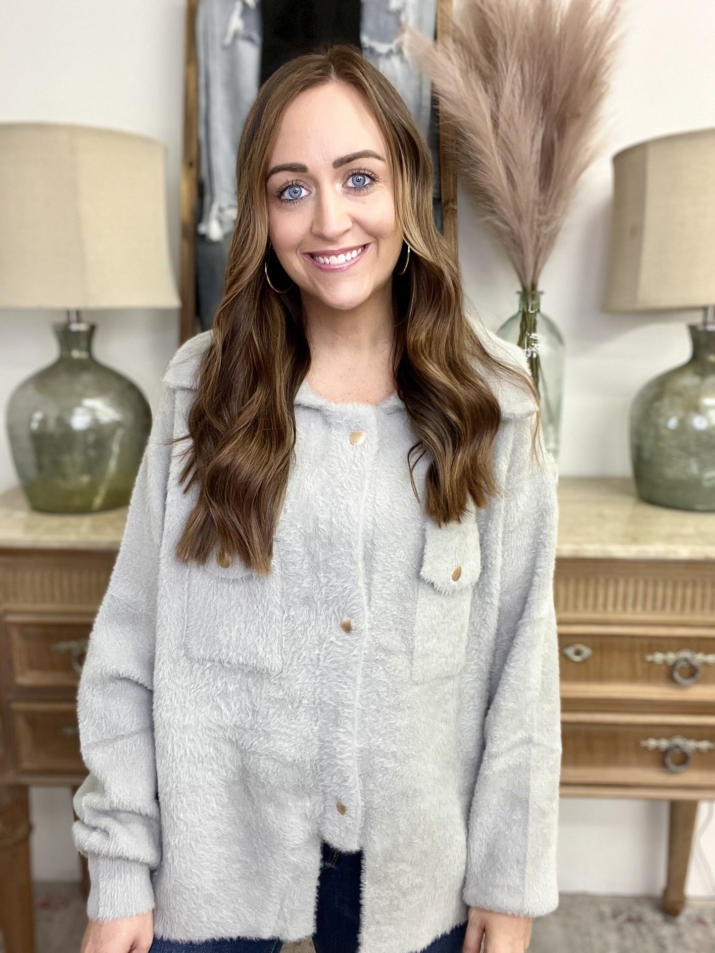 The Hugs Jacket in Grey