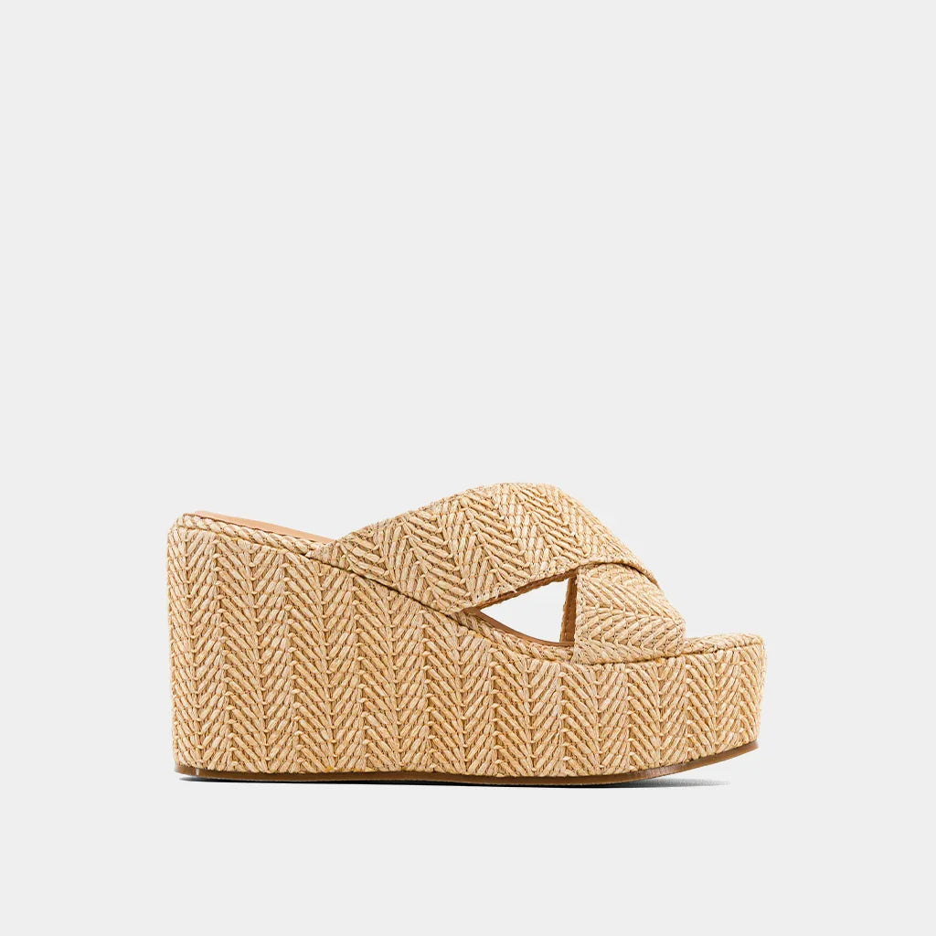 The Natural Woven Ludovia Wedges