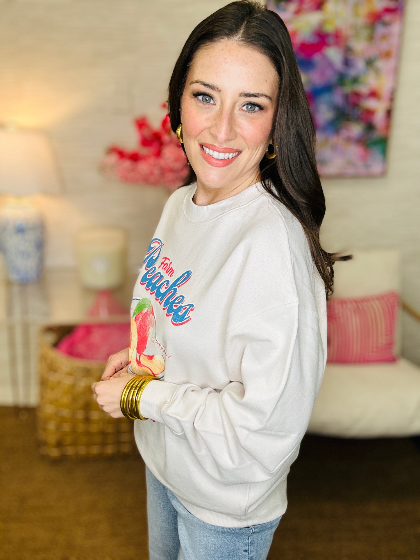 The Farm Peaches Sweatshirt